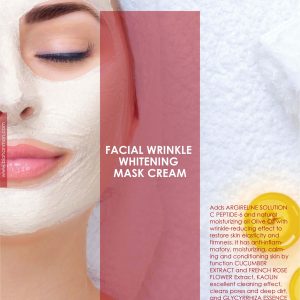 Facial wrinkle whitening mask cream