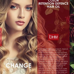 Color retention defence hair oil